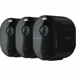 Top 10 💯 Smarte Sicherheit Arlo Pro4 Spotlight, Überwachungskamera (schwarz, 3er Set) ⌛