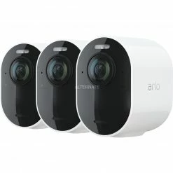 Rabatt 🛒 Smarte Sicherheit Arlo Ultra 2, Überwachungskamera (weiß/schwarz, 4K, WLAN, 3 Kameras, 1x Basistation) 😍