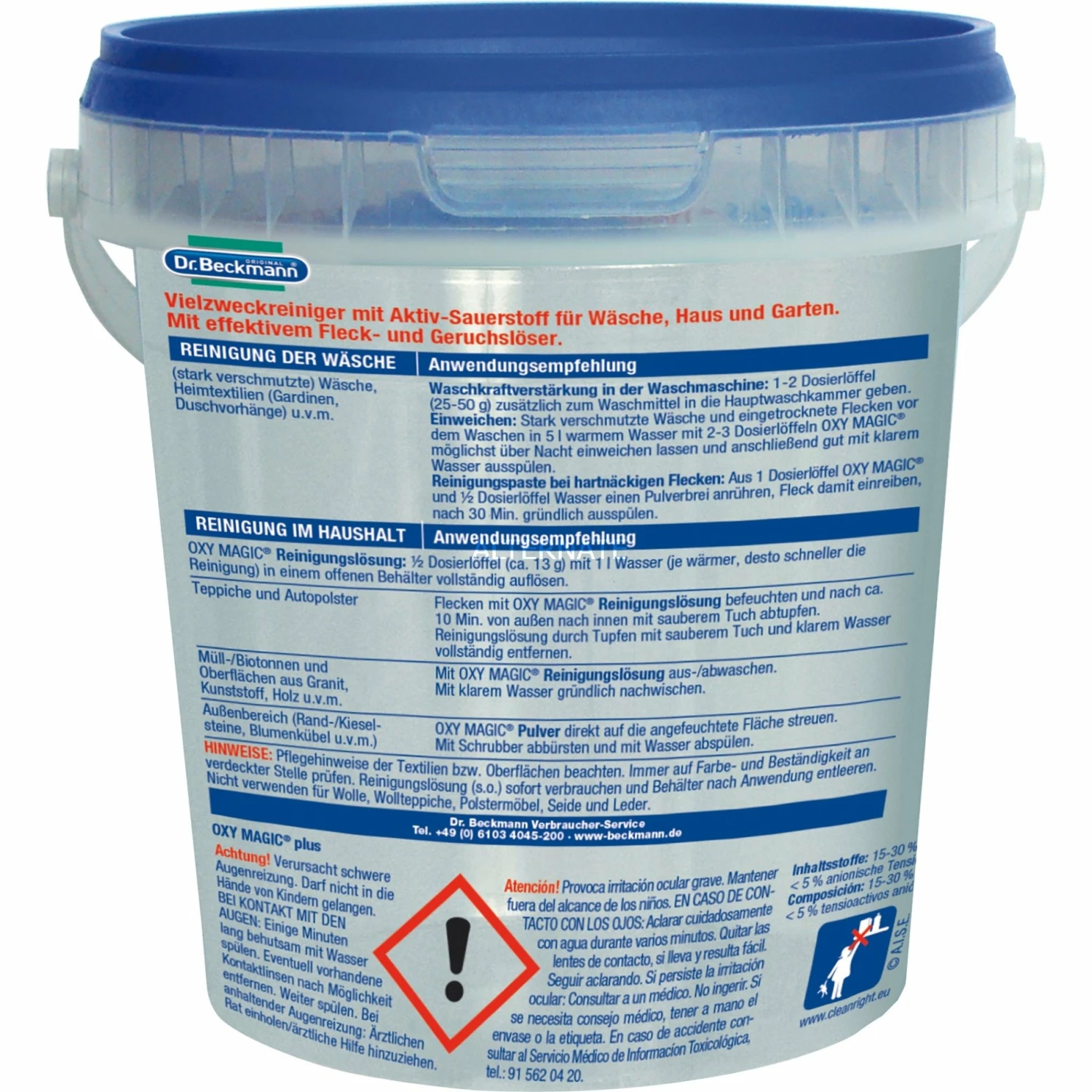 Schlussverkauf 🎁 Zubehör Für Waschmaschinen Dr.Beckmann OXY MAGIC Plus Pulver, 1.000g, Waschmittel 👍 2 Schlussverkauf 🎁 Zubehör Für Waschmaschinen Dr.Beckmann OXY MAGIC Plus Pulver, 1.000g, Waschmittel 👍 – Bild 2