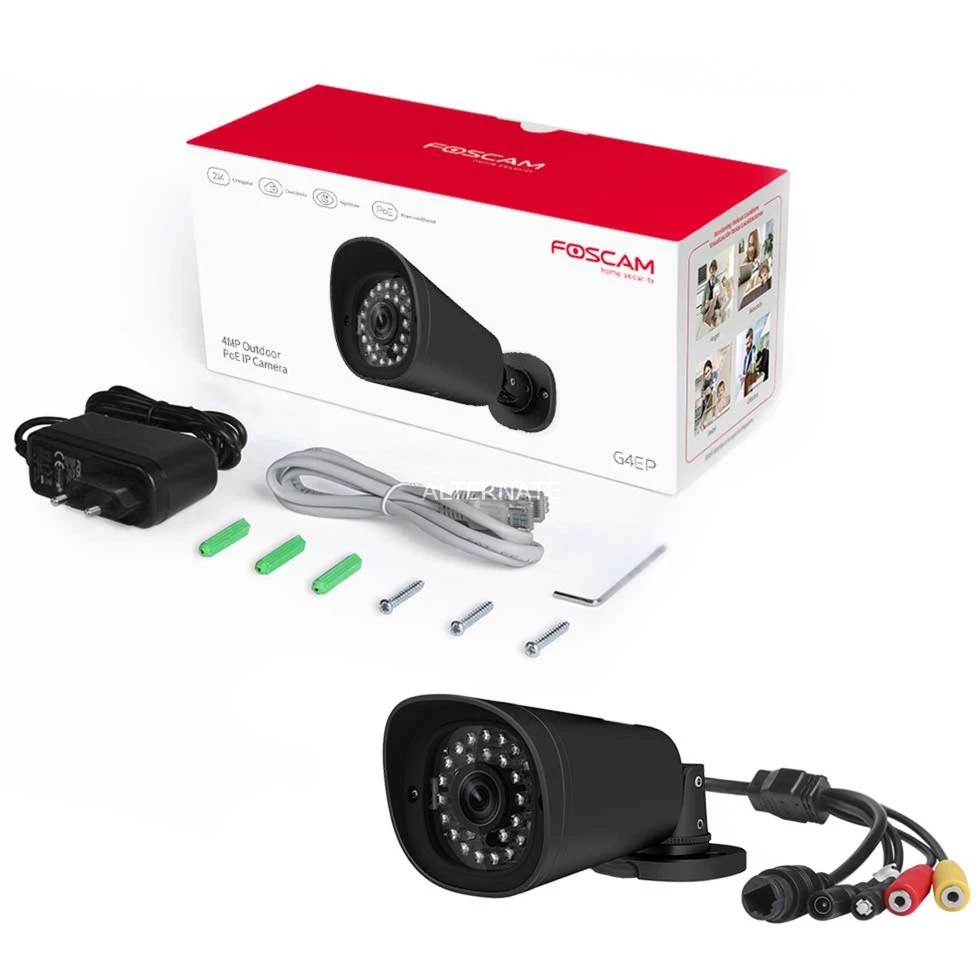 Schlussverkauf ✔️ Smarte Sicherheit Foscam G4EP, Überwachungskamera (schwarz, LAN, PoE ) 😍 6 Schlussverkauf ✔️ Smarte Sicherheit Foscam G4EP, Überwachungskamera (schwarz, LAN, PoE ) 😍 – Bild 6