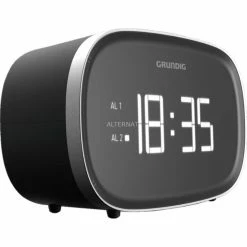 Billig 🤩 Radios Grundig Sonoclock 3000, Radiowecker (schwarz, USB, USB-A) ❤️