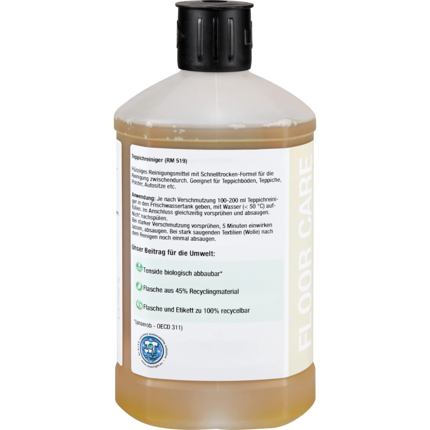 Brandneu 🎉 Teppichreiniger Und Polsterreiniger Kärcher Teppichreiniger RM 519, Reinigungsmittel (1 Liter) 🧨 2 Brandneu 🎉 Teppichreiniger Und Polsterreiniger Kärcher Teppichreiniger RM 519, Reinigungsmittel (1 Liter) 🧨 – Bild 2