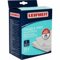 Bestes Angebot ✔️ Bodenwischer LEIFHEIT Staubtücher Clean & Away Dust Magnet, 20er-Pack, Staubwischer (weiß) ⭐
