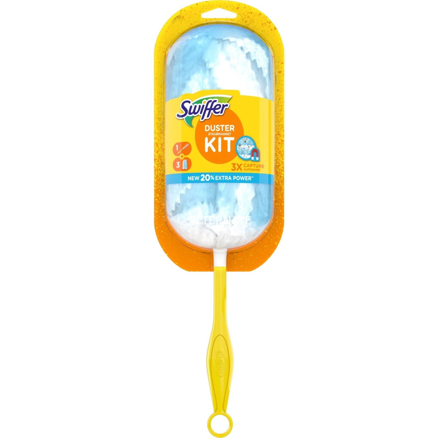 Blitzangebot 🥰 Bodenwischer Swiffer Staubmagnet Starterset (Griff + 3 Tücher), Staubwischer (gelb, In Hängevorrichtung) 🎁 3 Blitzangebot 🥰 Bodenwischer Swiffer Staubmagnet Starterset (Griff + 3 Tücher), Staubwischer (gelb, In Hängevorrichtung) 🎁 – Bild 3