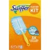 Großhandel 💯 Bodenwischer Swiffer Staubmagnet Starterset (Griff + 7 Tücher), Staubwischer (gelb) 😀
