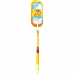 Großhandel 👍 Bodenwischer Swiffer Staubmagnet XXL Starterset (Teleskop-Griff + 2 Tücher), Staubwischer (gelb, In Hängevorrichtung) 😍