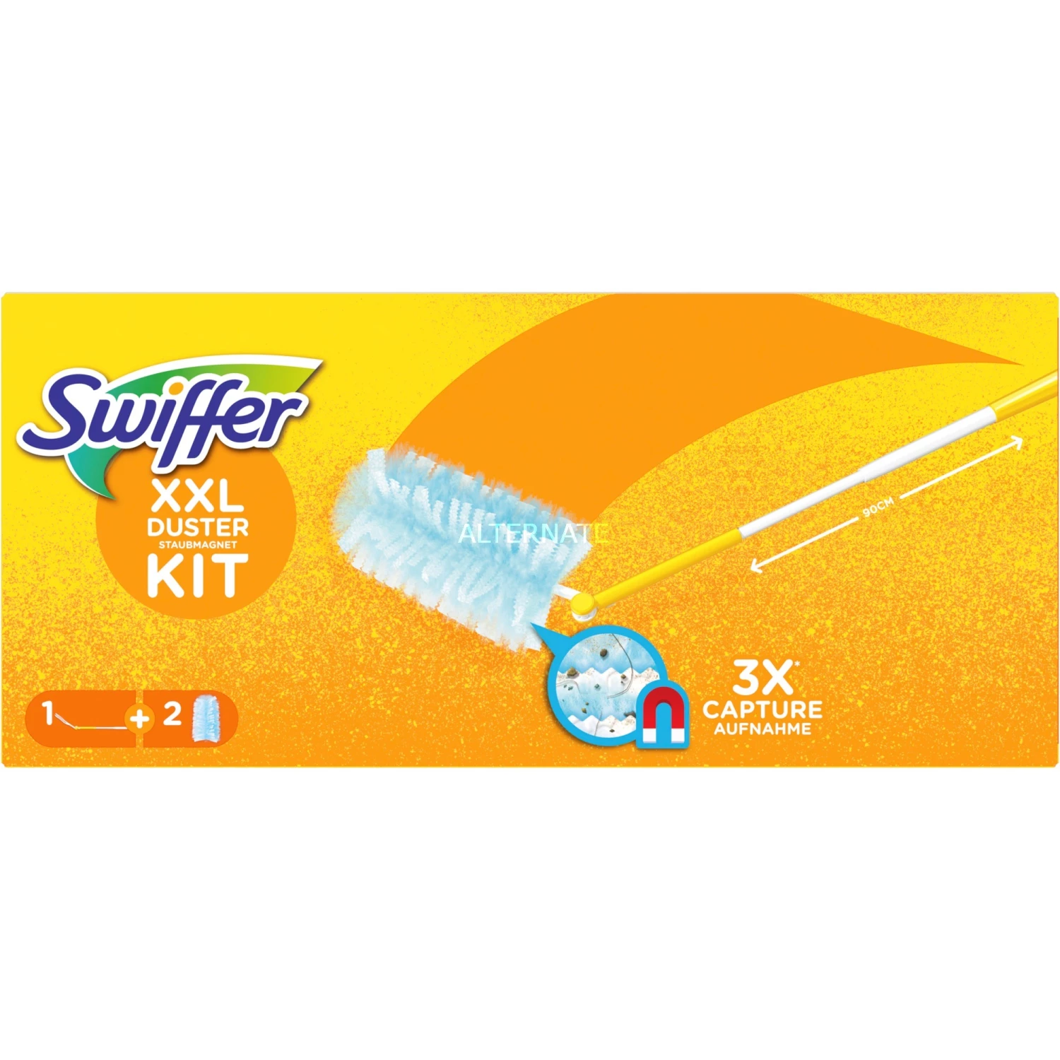 Bester Verkauf 😉 Bodenwischer Swiffer Staubmagnet XXL Starterset (Teleskop-Griff + 2 Tücher), Staubwischer (gelb) 🤩 2 Bester Verkauf 😉 Bodenwischer Swiffer Staubmagnet XXL Starterset (Teleskop-Griff + 2 Tücher), Staubwischer (gelb) 🤩 – Bild 2