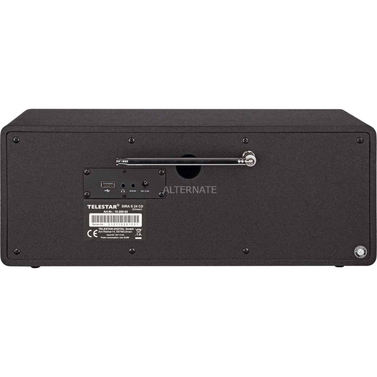 Neu 😍 Radios TELESTAR DIRA S24 CD, Radiowecker (schwarz, USB, Bluetooth, DAB+) 🛒 4 Neu 😍 Radios TELESTAR DIRA S24 CD, Radiowecker (schwarz, USB, Bluetooth, DAB+) 🛒 – Bild 4