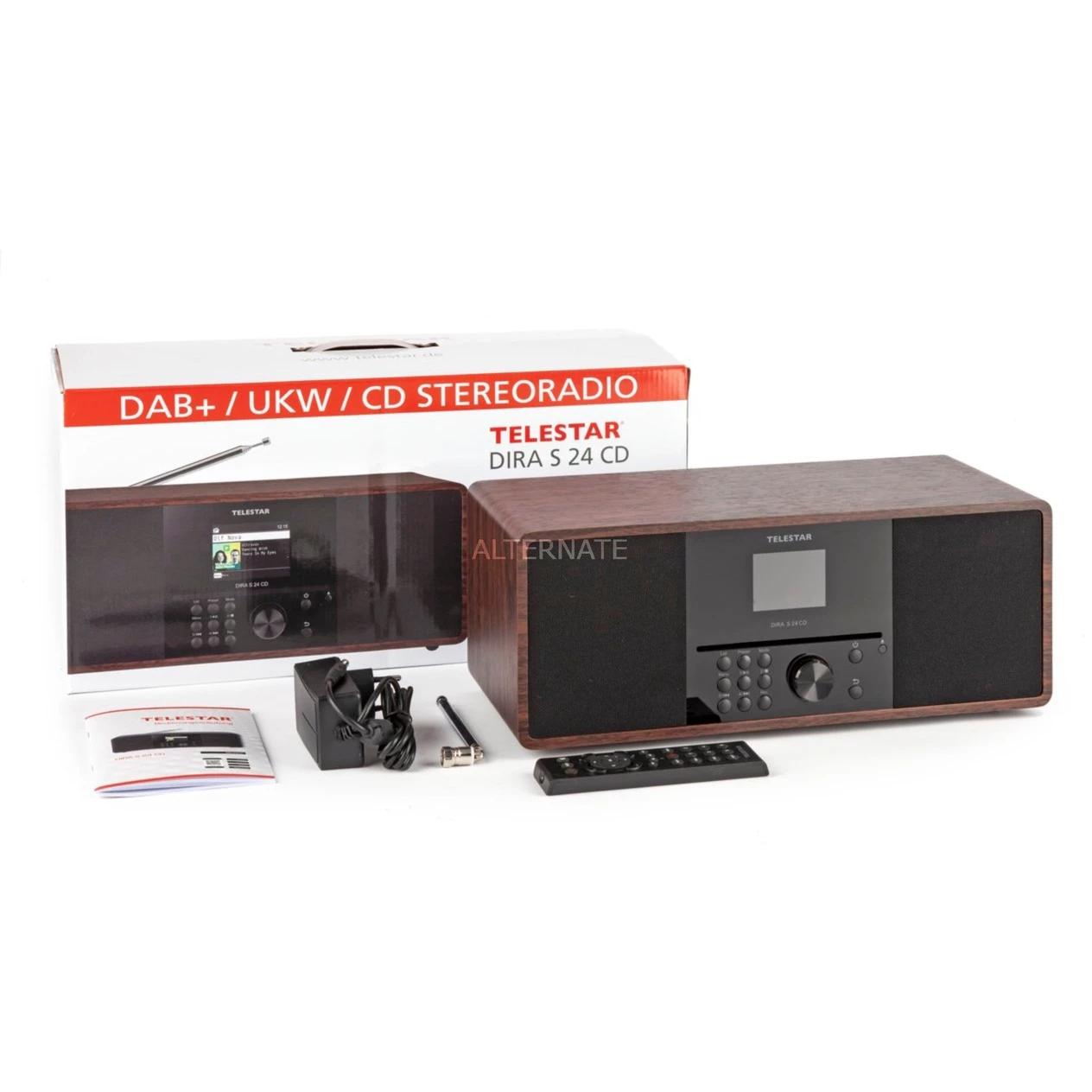 Billig 🤩 Radios TELESTAR DIRA S24 CD, Radiowecker (holz/schwarz, USB, Bluetooth, DAB+) 🛒 6 Billig 🤩 Radios TELESTAR DIRA S24 CD, Radiowecker (holz/schwarz, USB, Bluetooth, DAB+) 🛒 – Bild 6
