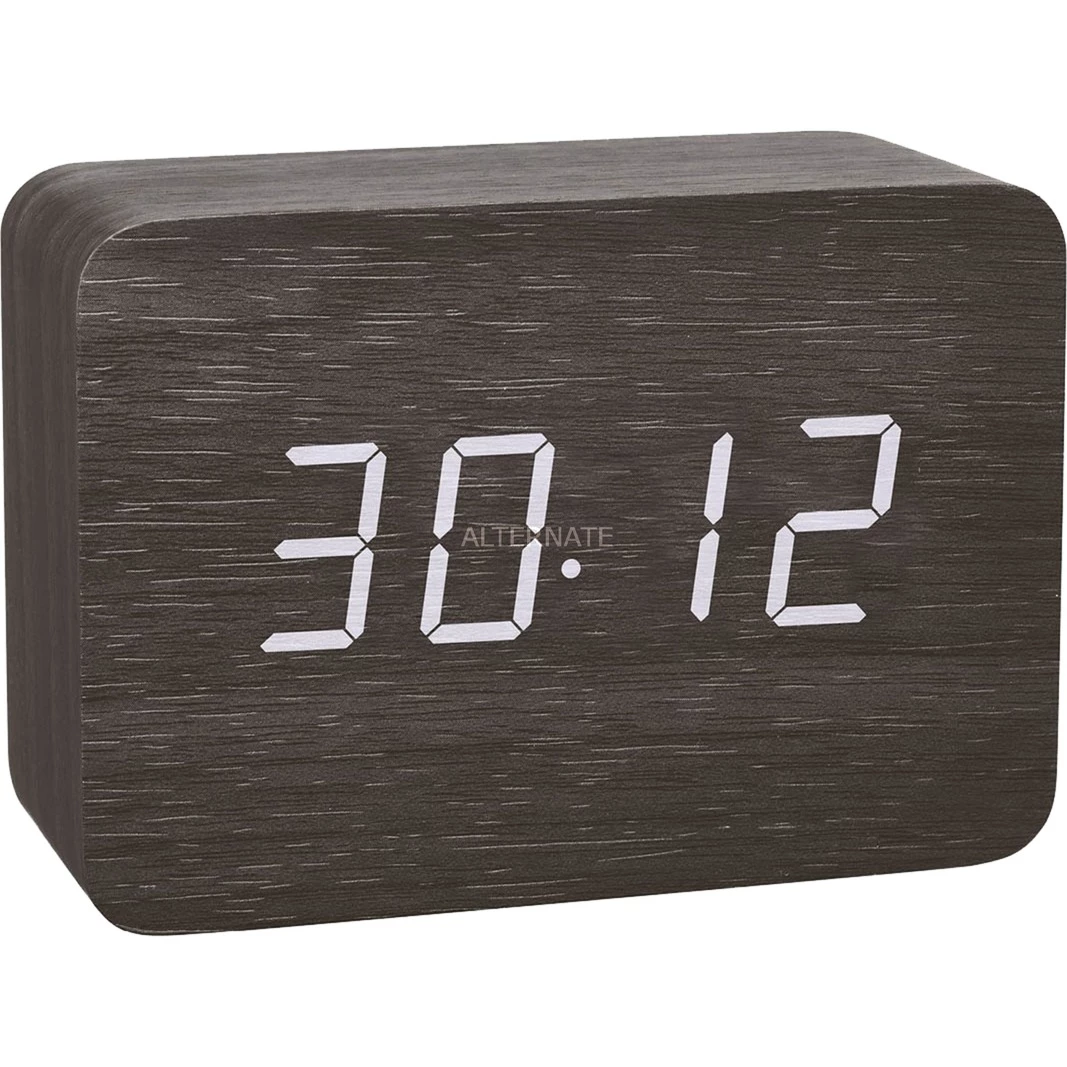 Auslauf 👍 Funkwecker TFA Design Funk-Wecker In Holz-Optik CLOCCO (schwarz) 🧨 2 Auslauf 👍 Funkwecker TFA Design Funk-Wecker In Holz-Optik CLOCCO (schwarz) 🧨 – Bild 2