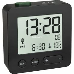 Brandneu 😍 Funkwecker TFA Digitaler Funk-Wecker (schwarz) ✔️