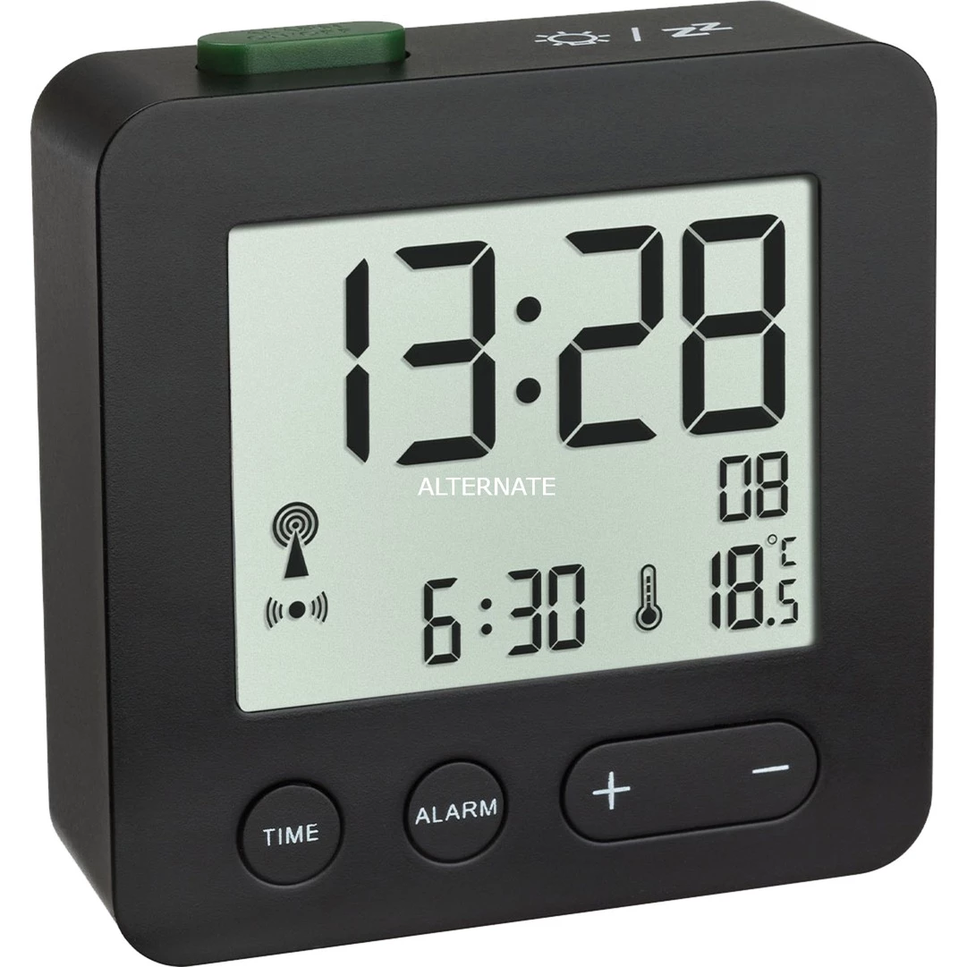 Brandneu 😍 Funkwecker TFA Digitaler Funk-Wecker (schwarz) ✔️ 1 Brandneu 😍 Funkwecker TFA Digitaler Funk-Wecker (schwarz) ✔️