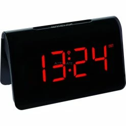 Rabatt 👍 Funkwecker TFA Digitaler Funk-Wecker ICON Mit Roter LED (schwarz) ✨
