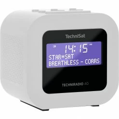 Blitzangebot 🤩 Radios TechniSat TECHNIRADIO 40, Radiowecker (weiß, UKW, DAB/DAB+, USB) 🎁