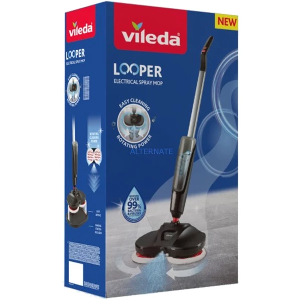Besorgen ❤️ Vileda Elektrischer Sprüh-Mop Looper, Bodenwischer (schwarz, Akkubetrieb) ⭐ 2 Besorgen ❤️ Vileda Elektrischer Sprüh-Mop Looper, Bodenwischer (schwarz, Akkubetrieb) ⭐ – Bild 2