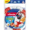 Schlussverkauf ⌛ Vileda Turbo 2in1 Wischkopf, Bodenwischer (weiß/rot, Für Wischmop EasyWring & Clean) ✨