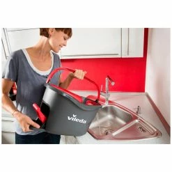 Brandneu 🎁 Vileda Turbo EasyWring & Clean Wischmop Komplettset, Bodenwischer (schwarz/rot, Inkl. Classic Ersatzkopf) 🛒 10 Brandneu 🎁 Vileda Turbo EasyWring & Clean Wischmop Komplettset, Bodenwischer (schwarz/rot, Inkl. Classic Ersatzkopf) 🛒 -Sicherheitstechnik Verkäufe Vileda Turbo EasyWring Clean Wischmop Komplettset Bodenwischer@@9howhv07 4