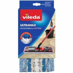 Schlussverkauf 😍 Bodenwischer Vileda UltraMax Ersatz-Wischbezug Microfibre & Cotton, Extra Feucht (für Ultramat 2in1 Flachwischer) 🛒