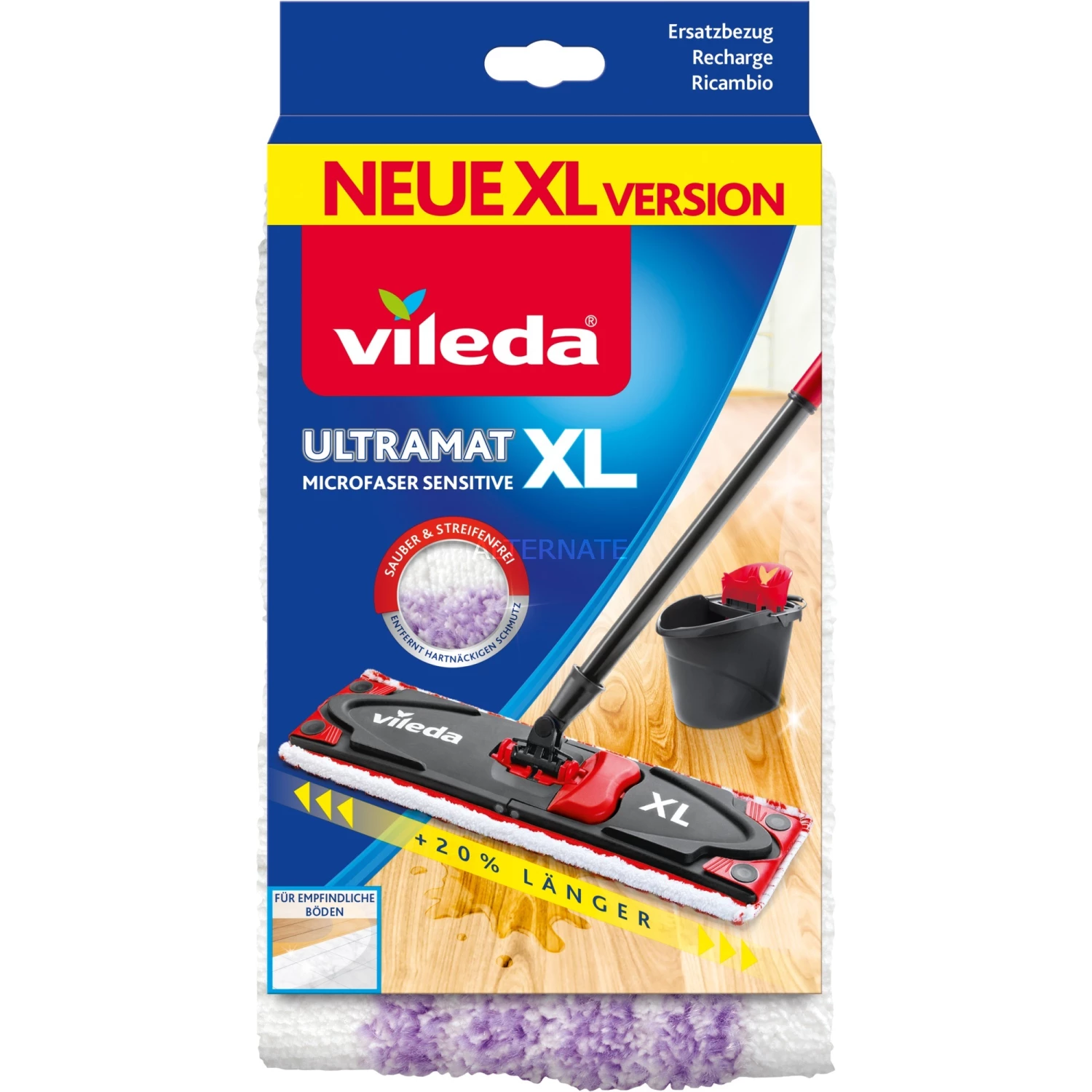 Angebote ✨ Bodenwischer Vileda Ultramat XL Sensitive Ersatz-Wischbezug (für Ultramat XL Flachwischer) 😀 1 Angebote ✨ Bodenwischer Vileda Ultramat XL Sensitive Ersatz-Wischbezug (für Ultramat XL Flachwischer) 😀