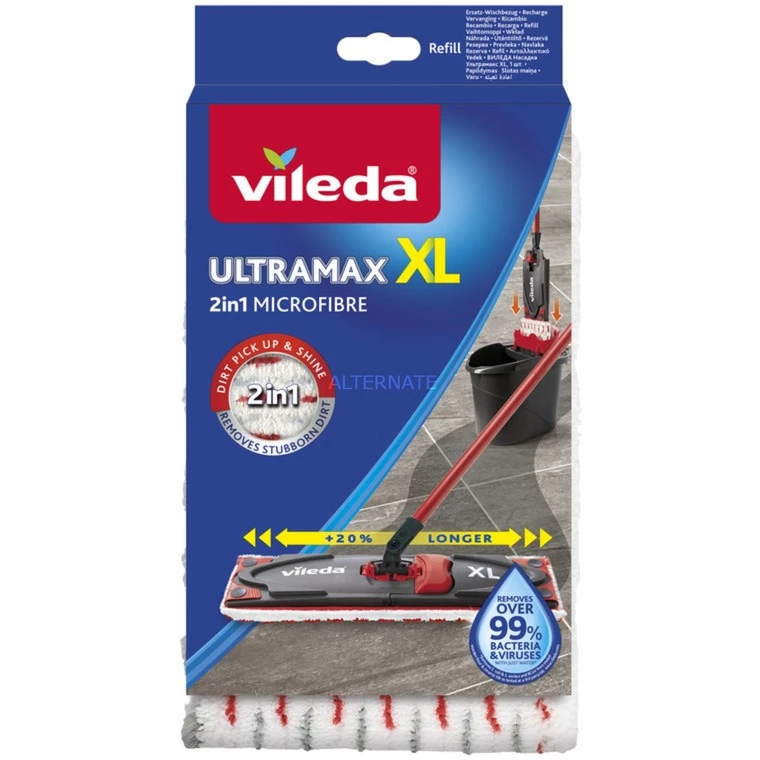 Am billigsten ❤️ Bodenwischer Vileda Ultramax XL 2in1 Ersatz-Wischbezug (für Ultramax XL Flachwischer) ⌛ 1 Am billigsten ❤️ Bodenwischer Vileda Ultramax XL 2in1 Ersatz-Wischbezug (für Ultramax XL Flachwischer) ⌛