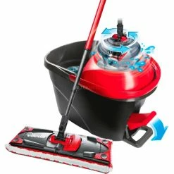 Besorgen 🛒 Vileda Wischer UltraMat 2in1 TURBO Komplettset, Bodenwischer (schwarz/rot) 😉