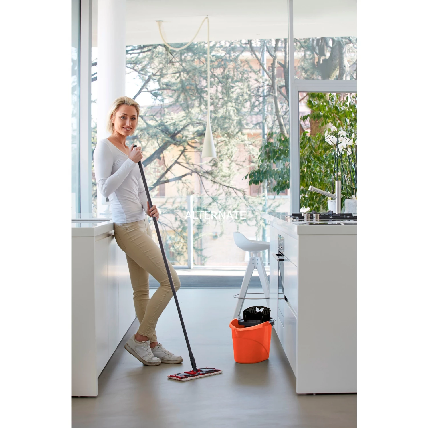 Billig ✨ Vileda Wischer Ultramat Colors 2in1 Komplett Set, Bodenwischer (koralle/schwarz, Limited Edition) 🛒 2 Billig ✨ Vileda Wischer Ultramat Colors 2in1 Komplett Set, Bodenwischer (koralle/schwarz, Limited Edition) 🛒 – Bild 2