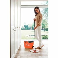 Schlussverkauf ⌛ Vileda Wischmop-Set Turbo Easy Wring & Clean Box, Bodenwischer (koralle/schwarz, Inkl. Powerschleuder Und Fußpedal) 💯 -Sicherheitstechnik Verkäufe Vileda Wischmop Set Turbo Easy Wring Clean Box Bodenwischer@@1833653 1