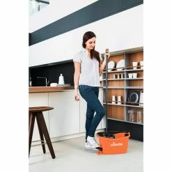 Schlussverkauf ⌛ Vileda Wischmop-Set Turbo Easy Wring & Clean Box, Bodenwischer (koralle/schwarz, Inkl. Powerschleuder Und Fußpedal) 💯 -Sicherheitstechnik Verkäufe Vileda Wischmop Set Turbo Easy Wring Clean Box Bodenwischer@@1833653 2